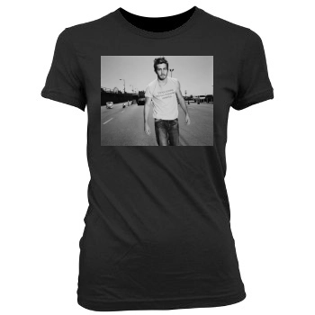 Jake Gyllenhaal Women's Junior Cut Crewneck T-Shirt