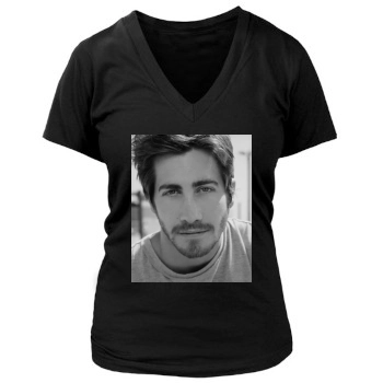 Jake Gyllenhaal Women's Deep V-Neck TShirt