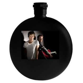 Kevin Bacon Round Flask