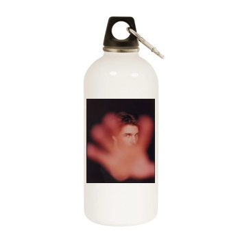 Tom Cruise White Water Bottle With Carabiner