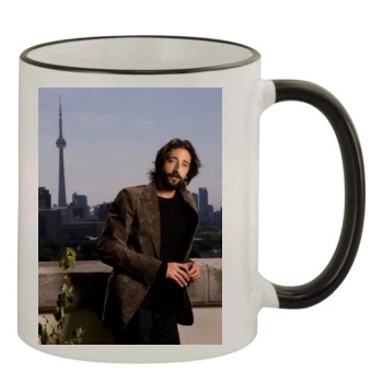 Adrien Brody 11oz Colored Rim & Handle Mug