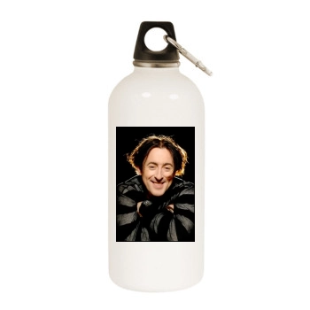 Alan Cumming White Water Bottle With Carabiner