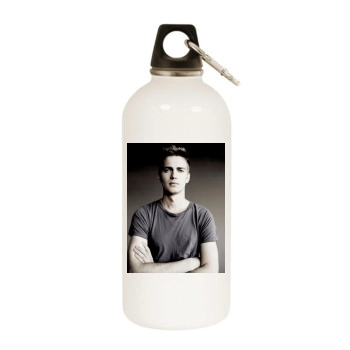 Hayden Christensen White Water Bottle With Carabiner