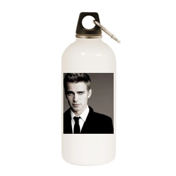 Hayden Christensen White Water Bottle With Carabiner