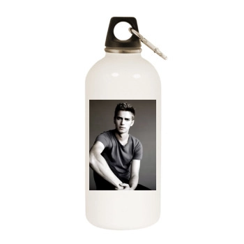 Hayden Christensen White Water Bottle With Carabiner