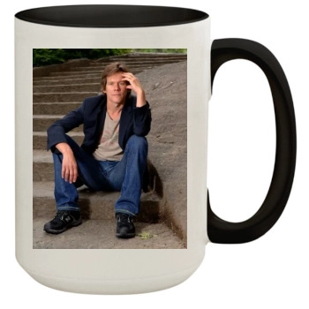 Kevin Bacon 15oz Colored Inner & Handle Mug