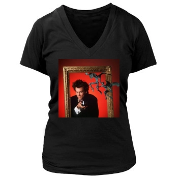 Kevin Bacon Women's Deep V-Neck TShirt