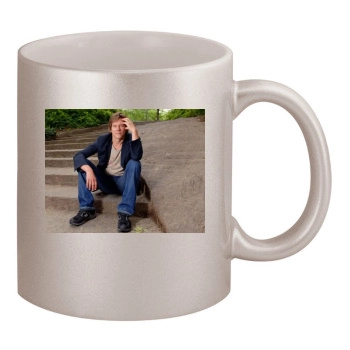 Kevin Bacon 11oz Metallic Silver Mug