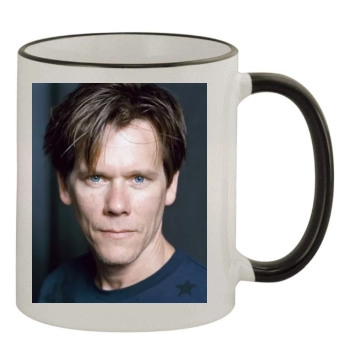 Kevin Bacon 11oz Colored Rim & Handle Mug