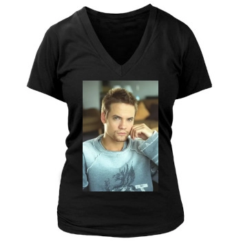 Shane West Women's Deep V-Neck TShirt