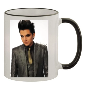 Adam Lambert 11oz Colored Rim & Handle Mug