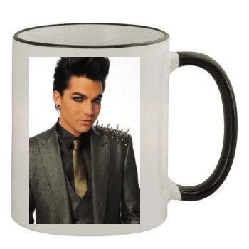 Adam Lambert 11oz Colored Rim & Handle Mug