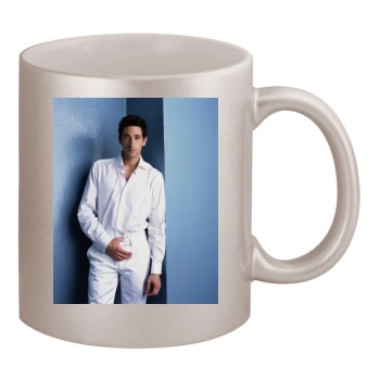 Adrien Brody 11oz Metallic Silver Mug