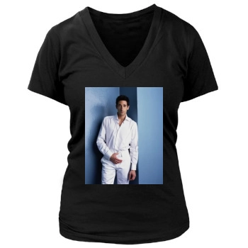 Adrien Brody Women's Deep V-Neck TShirt