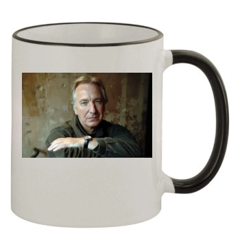 Alan Rickman 11oz Colored Rim & Handle Mug