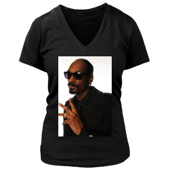 Snoop Dogg Women's Deep V-Neck TShirt