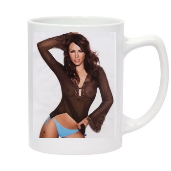 Elizabeth Hurley 14oz White Statesman Mug