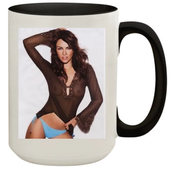 Elizabeth Hurley 15oz Colored Inner & Handle Mug