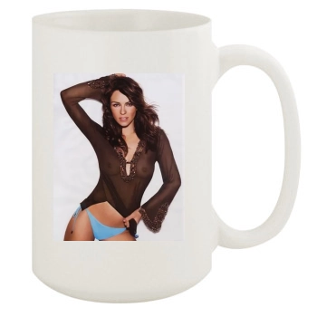 Elizabeth Hurley 15oz White Mug