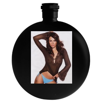 Elizabeth Hurley Round Flask