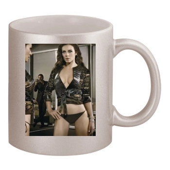 Elizabeth Hurley 11oz Metallic Silver Mug