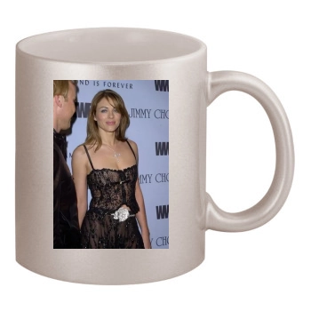 Elizabeth Hurley 11oz Metallic Silver Mug