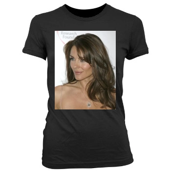 Elizabeth Hurley Women's Junior Cut Crewneck T-Shirt