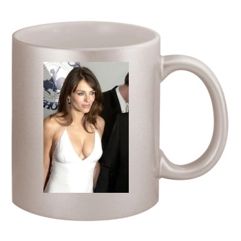 Elizabeth Hurley 11oz Metallic Silver Mug