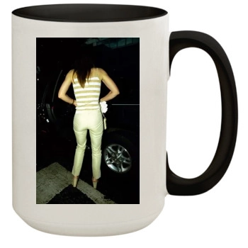 Elizabeth Hurley 15oz Colored Inner & Handle Mug