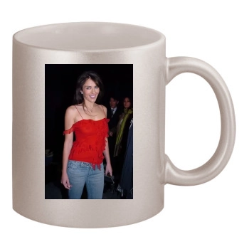 Elizabeth Hurley 11oz Metallic Silver Mug