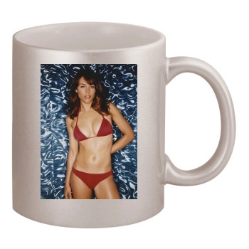 Elizabeth Hurley 11oz Metallic Silver Mug