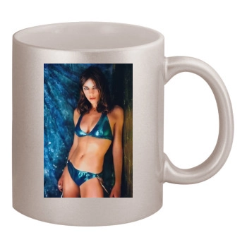 Elizabeth Hurley 11oz Metallic Silver Mug