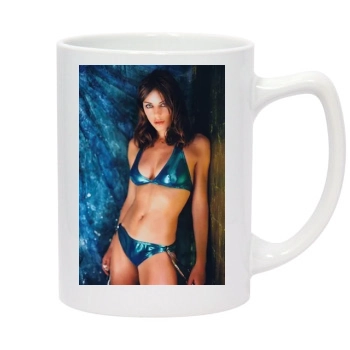 Elizabeth Hurley 14oz White Statesman Mug