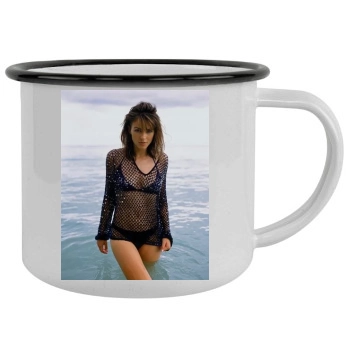 Elizabeth Hurley Camping Mug