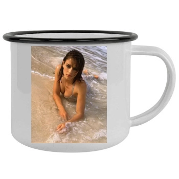 Elizabeth Hurley Camping Mug