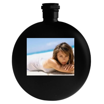 Elizabeth Hurley Round Flask