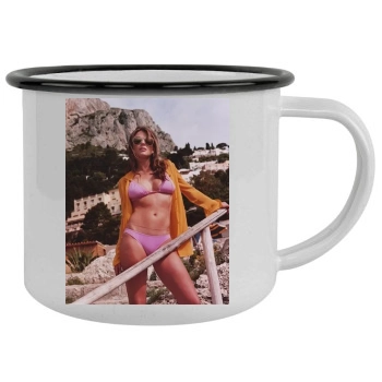 Elizabeth Hurley Camping Mug