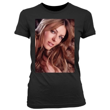 Elizabeth Hurley Women's Junior Cut Crewneck T-Shirt