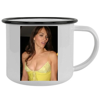 Elizabeth Hurley Camping Mug