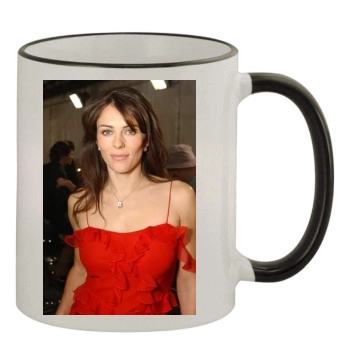 Elizabeth Hurley 11oz Colored Rim & Handle Mug