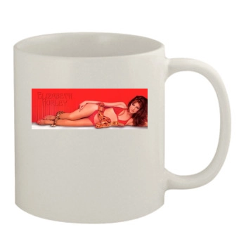 Elizabeth Hurley 11oz White Mug