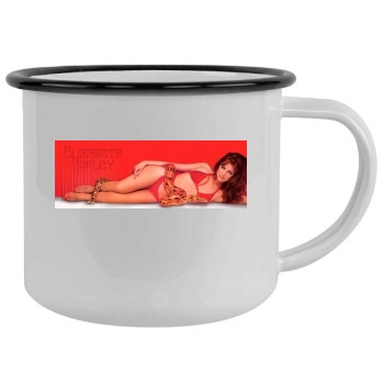 Elizabeth Hurley Camping Mug