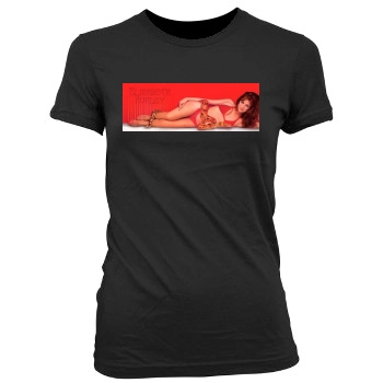 Elizabeth Hurley Women's Junior Cut Crewneck T-Shirt