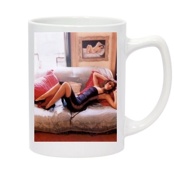 Elizabeth Hurley 14oz White Statesman Mug