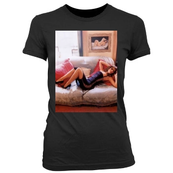 Elizabeth Hurley Women's Junior Cut Crewneck T-Shirt