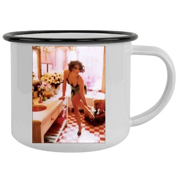 Elizabeth Hurley Camping Mug