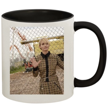 Amber Valletta 11oz Colored Inner & Handle Mug