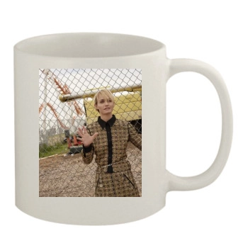 Amber Valletta 11oz White Mug