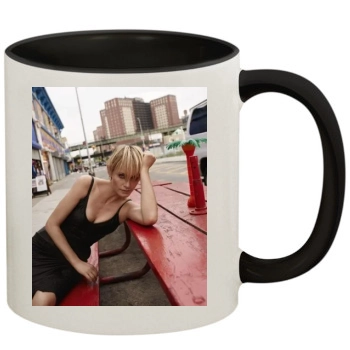 Amber Valletta 11oz Colored Inner & Handle Mug