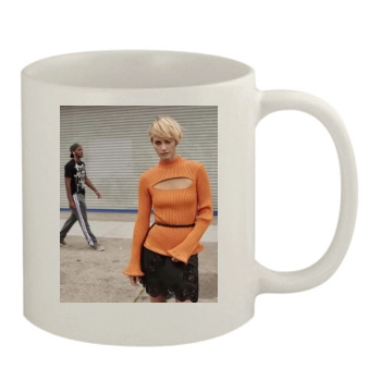 Amber Valletta 11oz White Mug